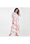 Rayon White Floral Maxi Dress – Full Sleeves, Available In 3 Colors. - 5