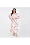 Rayon White Floral Maxi Dress – Full Sleeves, Available In 3 Colors. - 3