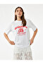 Comfortable Fit Short Sleeve Crew Neck Cotton Strawberry Printed T-Shirt