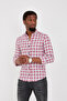 Plaid Cotton Filling Long Sleeved Men's Shirt (It Is Recommended to Order One Size Larger) - 5