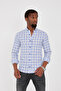 Plaid Cotton Filling Long Sleeved Men's Shirt (It Is Recommended to Order One Size Larger) - 3