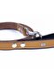 Comfort Classic Leather Dog Walking Collar Camel 2x140 Cm - 3