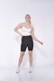 High Rise Under Bust Knee Top Leg Waist Push Up Collector Firming Laser Cut Black Shorts Corset - 5