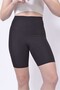 High Rise Under Bust Knee Top Leg Waist Push Up Collector Firming Laser Cut Black Shorts Corset - 4