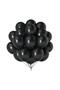 40 Pastel Black Balloons - Birthday Concept - Party Supplies - Bride to Be Supplies - 3