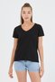 Women's 100% Cotton V-Neck 3-Piece T-Shirt Pack Water Green - 4