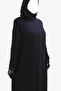 Stylish, High-Quality, Elegant Black Robe with Stone Embroidery on the Sleeves and Body. - 7