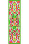 Red Tassel, Parrot Pattern 40X140Cm Runner - 4