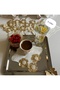 Coffee Side Napkin, Coffee Side Presentation Napkin, Tray Presentation Napkin, Serving Napkin, 3 Sizes, PEARL
