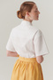 Cotton Regular White Shirt with Bead Embroidery Detail - 4