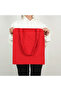 Raw Cloth Bag 35X40 cm Red Color - 100% Cotton - 2