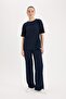 Bürümcük Pants Wide Leg Wide Loose Leg Elastic Waist C0200Ax25Sp - 3