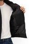 Sports Men's Black Lined Stand Collar Seasonal Pocket Water and Windproof Jacket - 3