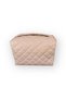 Quilted Travel Makeup Bag - Trend Cosmetic Accessory Leather - 5