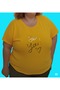Round Neck Foil Pattern Trend Printed Large Size Cotton Fabric Premium T-Shirt - 2