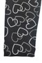 Anti-Sweat Leggings - Glitter Heart Patterned Seasonal Summer Lycra Long Comfortable Cotton Children's Leggings - 6