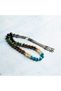 Certified Natural Apatite, Citrine, Tiger's Eye, Jade Stone and Black Tourmaline 8 mm Scorpio Sign Prayer Beads - 3