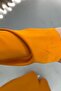 Satin Fabric Pleated Detailed Hijab Evening Dress - Mustard - 6
