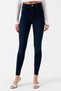 Dark Blue Women's Power Lycra Skinny Jeans Skinny Leg Jeans