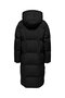 Vilma down Long Coat Women's Black Hooded Coat - 2