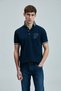 111040216   Everes Smart Polo Neck T-Shirt Men's T-Shirt Dark Blue