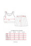 Girl's Shorts Skirted Sports Two-Piece Set Dark Lilac - 3