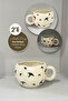 2 Pcs Handmade Ceramic Bird Pattern Mug Mug Cup |   Mug Cup Mug Coffee Cup - 2