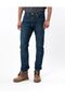Slim Fit Regular Waist Dark Indigo Men's Jeans 28833-1182