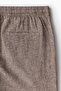 Keten Karışımlı Pantolon Regular Fit - 3