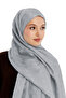 Monogram Checkerboard Pattern Shawl - Gray - 4
