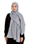 Monogram Checkerboard Pattern Shawl - Gray - 2