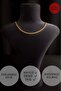 Choker Thin Flat Chain Gold Steel Necklace |   Choker Series