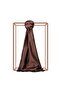Double-Sided Silk Shawl - Bitter Brown