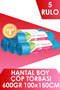 Industrial Hantal Size Trash Bag/Bag (10 Pcs 600Gr 100 X 150cm 200Lt Blue 5 Rolls)