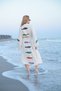 Muslin Kimono 100% Cotton Fish Printed Patterned Bathrobe Kaftan Dressing Gown - 3