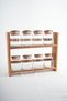 Dizayn Clay 8-Piece Spice Rack Set, Wooden Stand, Vacuum Lid Spice Rack Set - 2