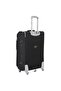 Soft Side Luggage Lightweight Suitcase Spinner Expandable Luggage For Travel Ll003 (BLACK) - 3