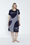 Women's Plus Size Cotton Stretch Fabric Dress 5410 - 6