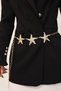 Star Gold Detailed Women's Waist Chain Waist Belt, Dress Belt, Skirt Belt, Trouser Belt - 4