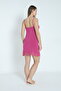 Women's Viscose Fabric Adjustable Rope Strap Lace Detailed Nightgown 18249 - 5