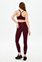 Momiji Push up Shaping Leggings Burgundy - 2