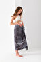 Palm Patterned Beach Pareo, Women's Pareo, Pareo, 100X200 cm - 6