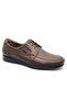 Ihlara Genuine Leather Orthopedic Comfort Men's Casual Shoes Taba - 3