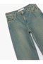 Low Waist Straight Leg Cotton Straight Washed Loose Jean Pants - Loose Straight Fit Jean - 6