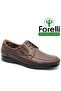 Ihlara Genuine Leather Orthopedic Comfort Men's Casual Shoes Taba
