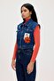 Joanne indigo women's denim vest - 3