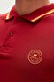 Claret Red Polo Neck Men's T-shirt - Groove - 2