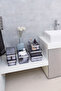 6-Piece Refrigerator Organizer with Lid, In-Cabinet Organizer Storage Container Set 165*355*160 mm Transparent Black - 7