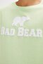 Men's Green Round Neck T-Shirt - 3