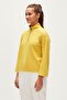 سويت شيرت نسائي من Lexi Half-Zip Cider أصفر نصف سحاب - 2